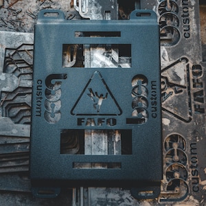 Klein Modbox Single Mounting Plate, FAFO 10 ga