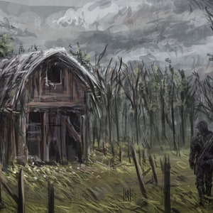 Abandoned Barn Art Print