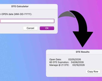 DTE Calculator for Option Investors