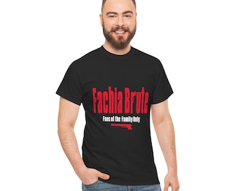 Facha Brute Graphic Tee | Sopranos Inspired Cotton Streetwear