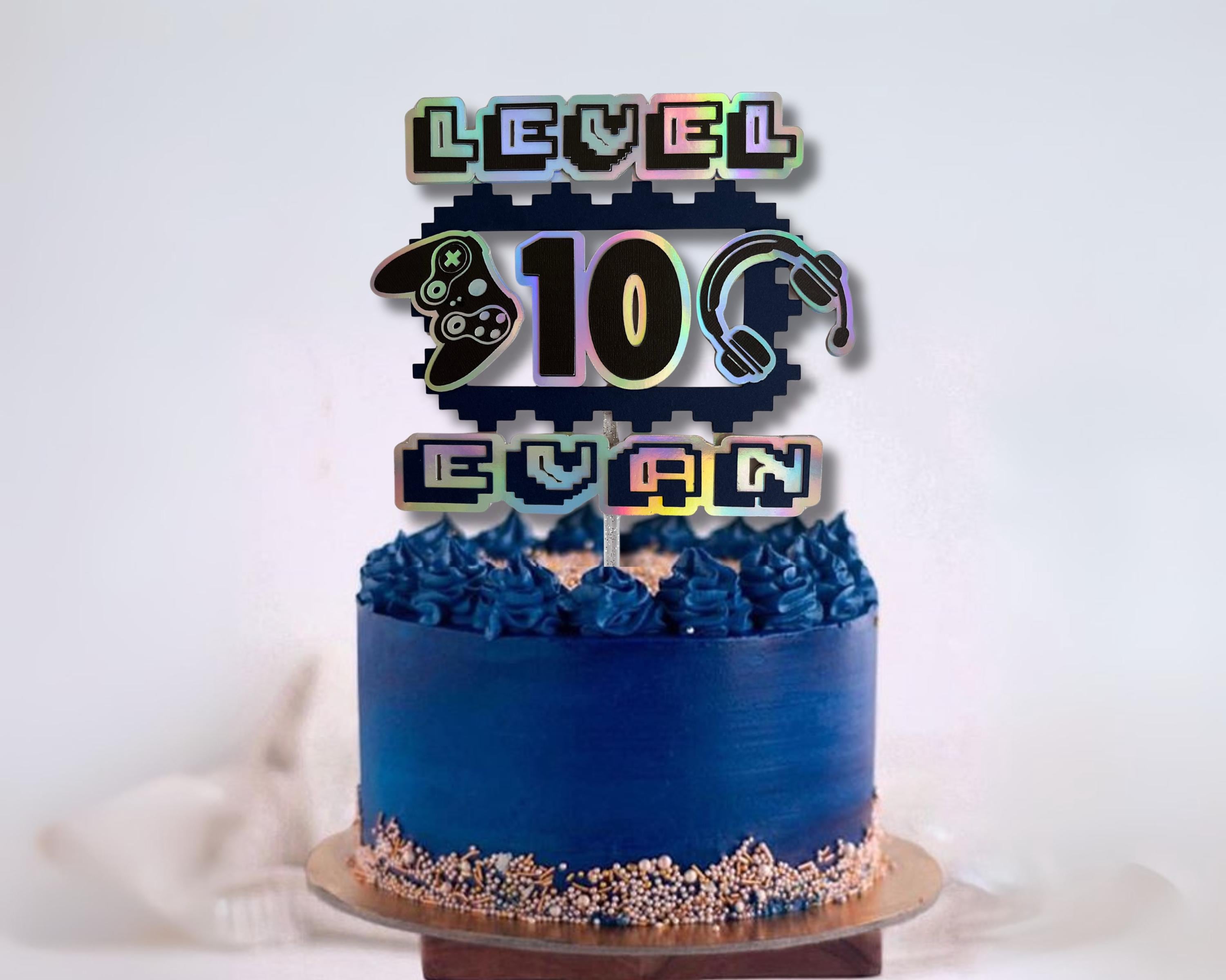 GWAWG 50 Décorations De Gâteau Thème Jeu – Toppers Et Emballages Pour Anniversaire Enfants Et Adultes