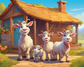 The Goat with Three Kids, A memorable story