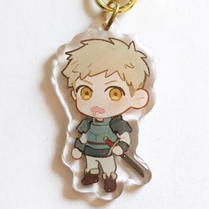 Dungeon Meshi Trio Keychains - Laios, Marcille, Chilchuck - Delicious in Dungeon Anime Acrylic Charms
