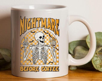 Whimsical Ghost Mug: Spooky Halloween Coffee Cup