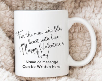Caneca personalizada para o Dia dos Namorados, presente para ele.