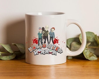 Halloween Horror Ceramic Mug | Spooky Season Coffee Cup