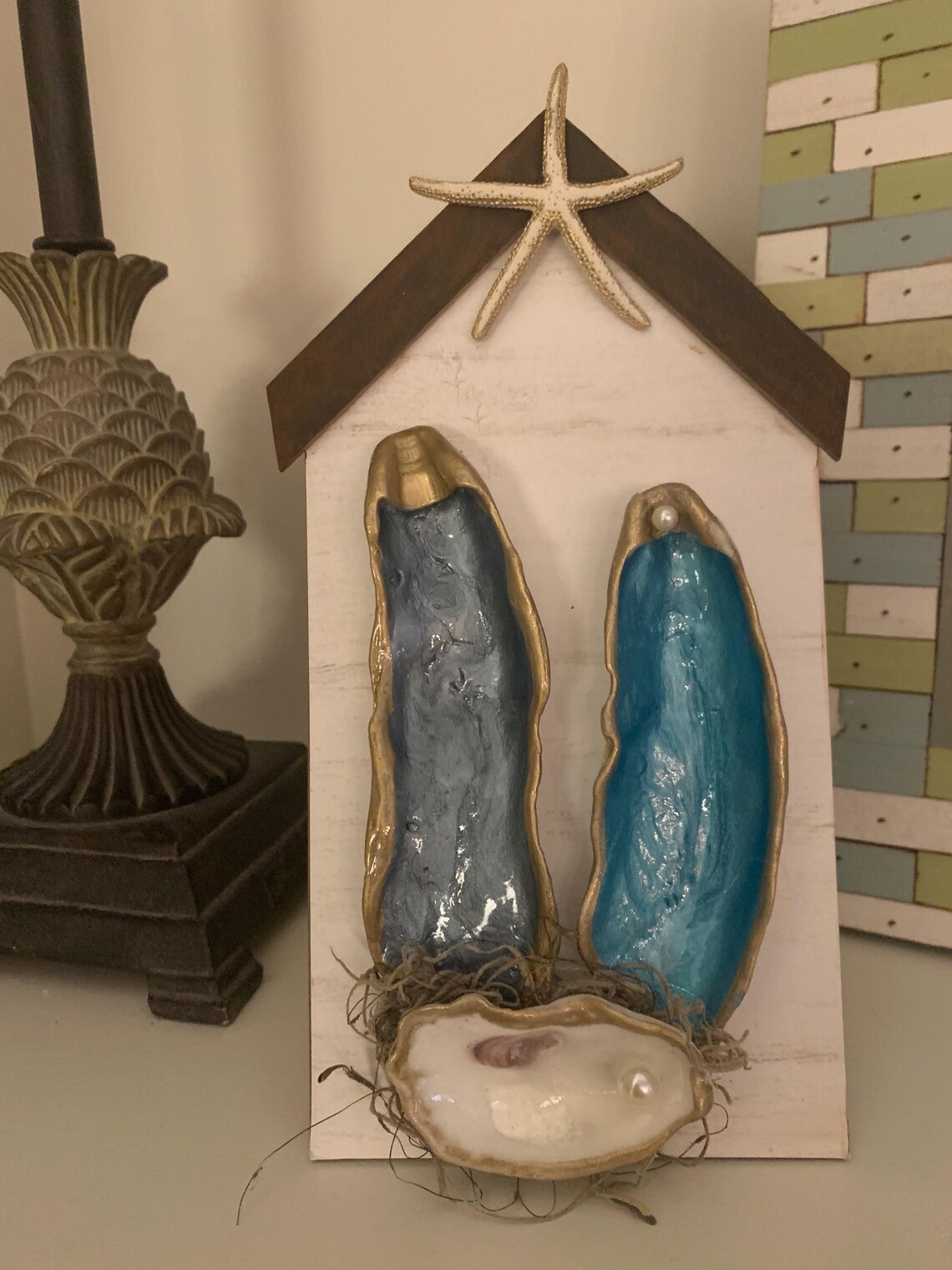 Nativity Scene Decoupage Shells. Celebrate This Joyous Season With ...
