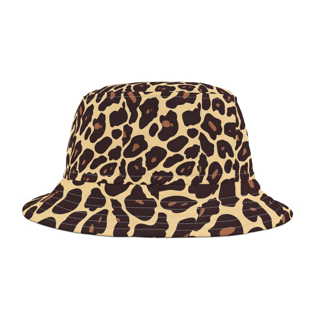 帽子 COOTIE Corduroy Leopard Bucket Hat Leopard Print Bucket Hat, Unisex, Trendy Hat, Unique Fashion