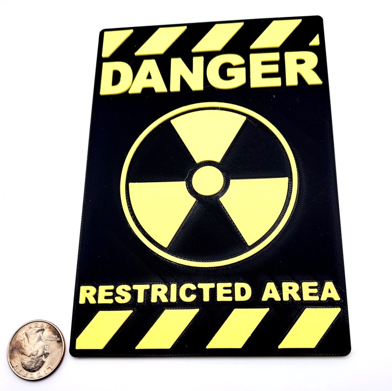 Angry Rxr Sign Danger Restricted Area Sign - Wall Art Decor - Etsy