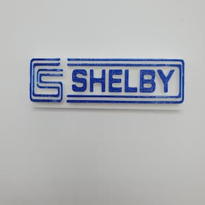 Shelby Lettering Logo - Wall Art, Shelby American