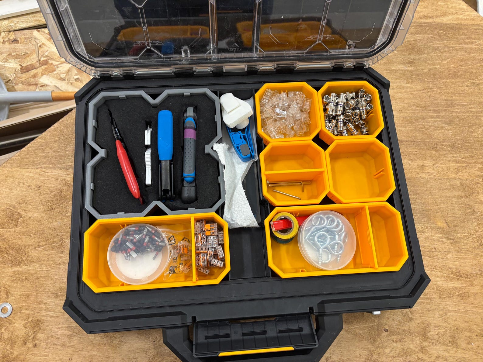 Toughbuilt Stacktech Large Compartment With Optional Foam Insert for ...