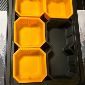 Toughbuilt Stacktech Multi Directional Dual Compartment for Low-Profile Organizers