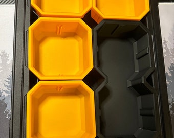 Toughbuilt Stacktech Multi Directional Dual Compartment for Low-Profile Organizers