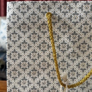 Indian Print Paper Gift Bags: Luxury Party Favor Set of 3 image 13