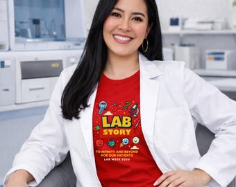 Lab Story Shirt To Infinity and Beyond Tee, Lab Week 2026 T-Shirt, Cute Science Shirt, Medical Lab Tech Gift