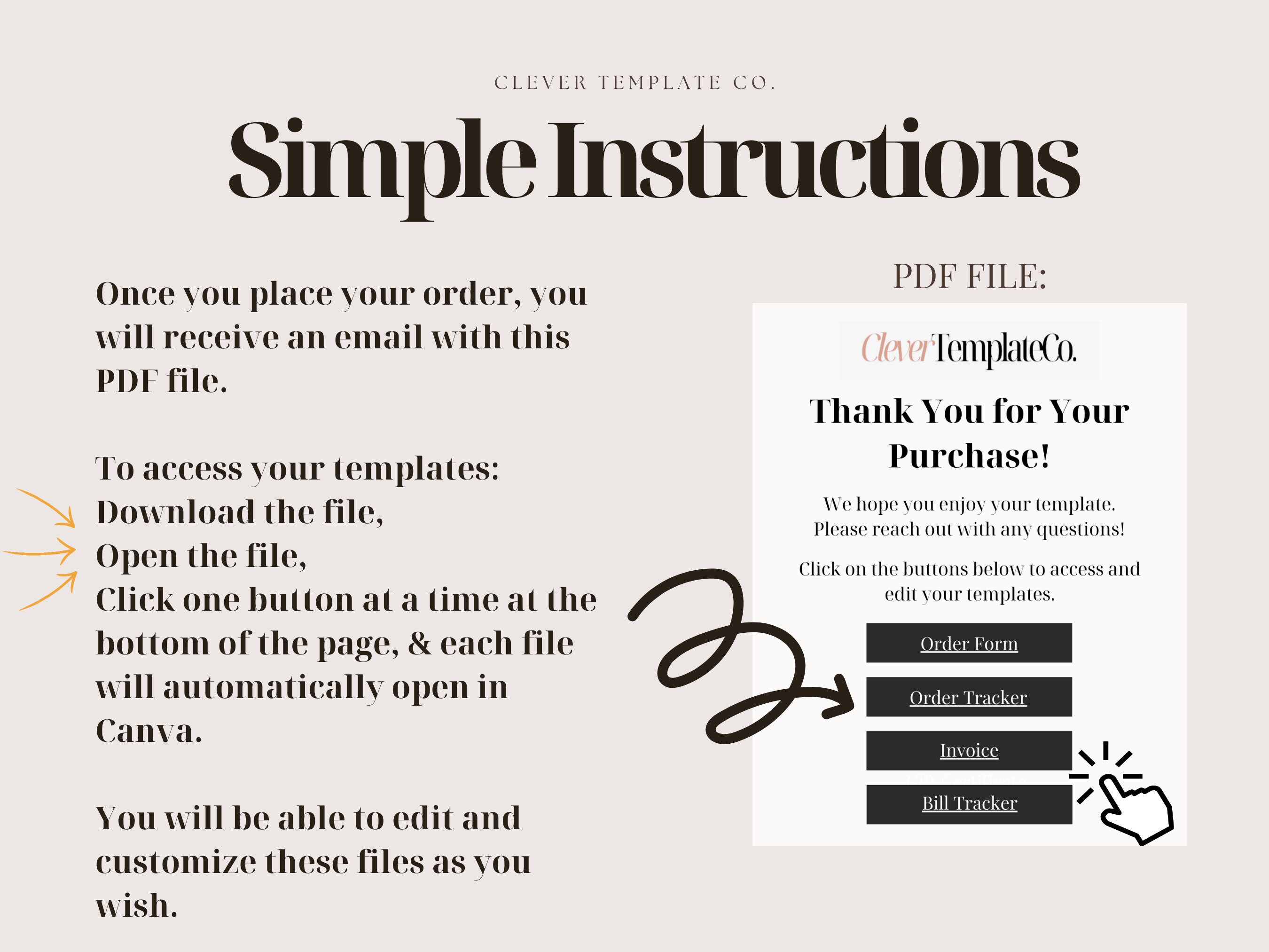Order Form Bundle, Small Business Forms, Invoice Template, Custom Order ...
