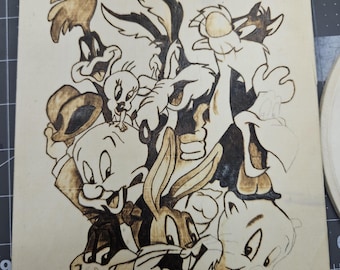 Looney Tunes  Pyrography