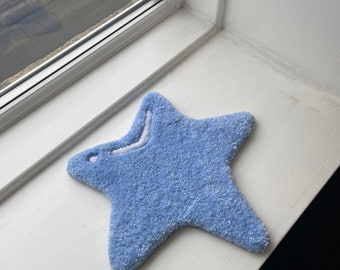 Blue star rug