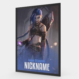 Custom League Of Legends Poster, Digital Game Poster, Lol poster, Ezreal, Yasuo Poster, Poppy, Zed, Gwen, Katarina, Talon, Gaming Poster