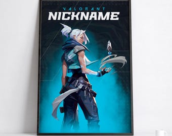 Personalized Valorant Poster: Custom Gaming Art (Digital Download)