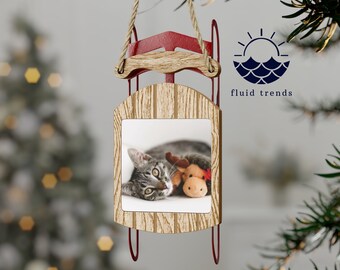custom pet christmas ornament personalized photo dog cat ornament pet picture memorial ornament family photo ornament