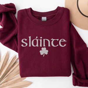 St Patricks Day Sweatshirt Shamrock Sweatshirt Cheers Sweatshirt St Patricks Sweater St Paddys Day Shirt