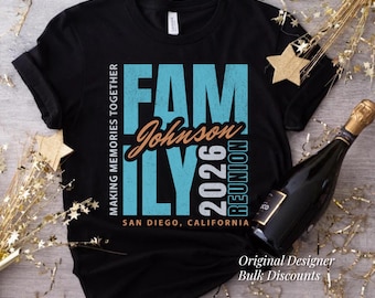 Family Reunion Shirts 2026 Custom Family Reunion Shirt Matching Family Reunion Tshirts