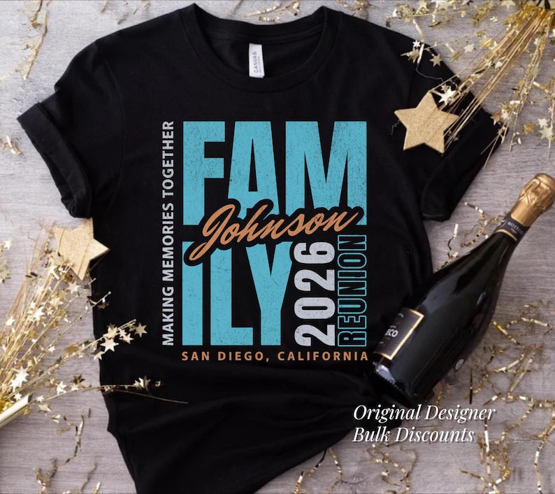 Family Reunion Shirts 2026 Custom Family Reunion Shirt Matching Family Reunion Tshirts image 1