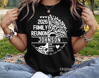 Custom Family Reunion Shirts 2026 | Matching Family Shirts | Personalized Reunion Shirts | Bulk Family Shirts | Custom Group Shirts