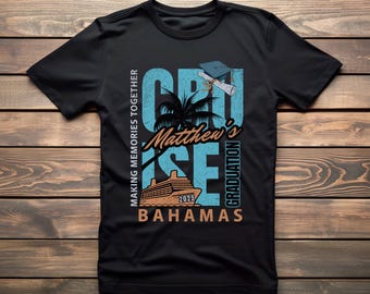 Custom Graduation Cruise Shirt 2025 Graduation Cruise Shirts Group Cruise Shirts Custom Family Vacation Shirts Family Cruise 2025 Shirt