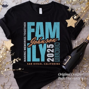 Family Reunion Shirts – Custom Family Reunion Shirt – Matching Family Reunion Tee – Personalized Group Shirts – Family Vacation 2025