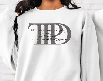 TTPD Crewneck, The Tortured Poets Crewneck, Tortured Poets Department Crewneck, The Tortured Poets Department Sweatshirt