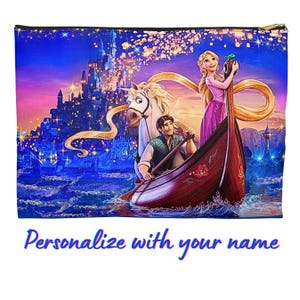 Disney Accessory Pouch Bag With Rapunzel Princess Organizer Disney Accessory Disney Pencil Box Gift With Rapunzel Children&#39;s Disney Handbag