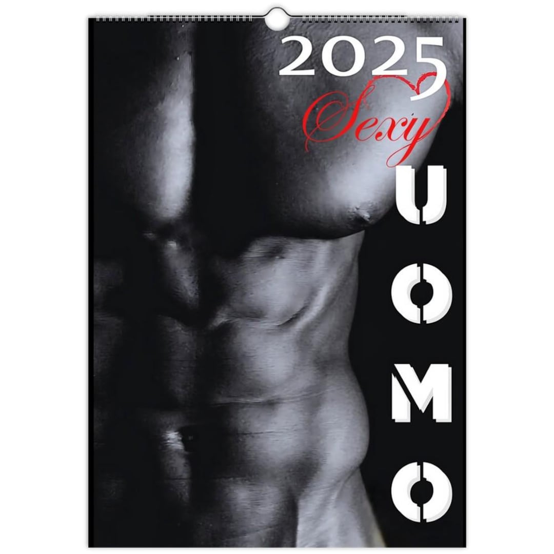 NNEDSZ Hunks - 2025 Rectangle Wall Calendar 16 Months Planner