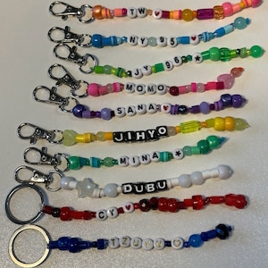 Twice member bias keychain, custom