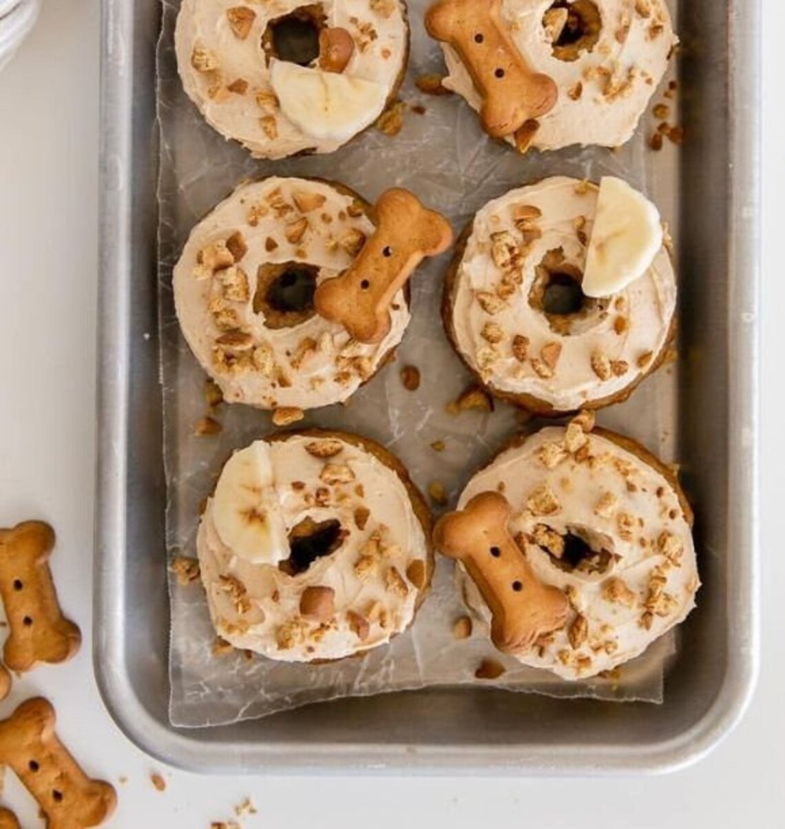 Picture of Peanut Butter Banana Dog Donuts Wholesome and Tasty Treats for Your Pup ...