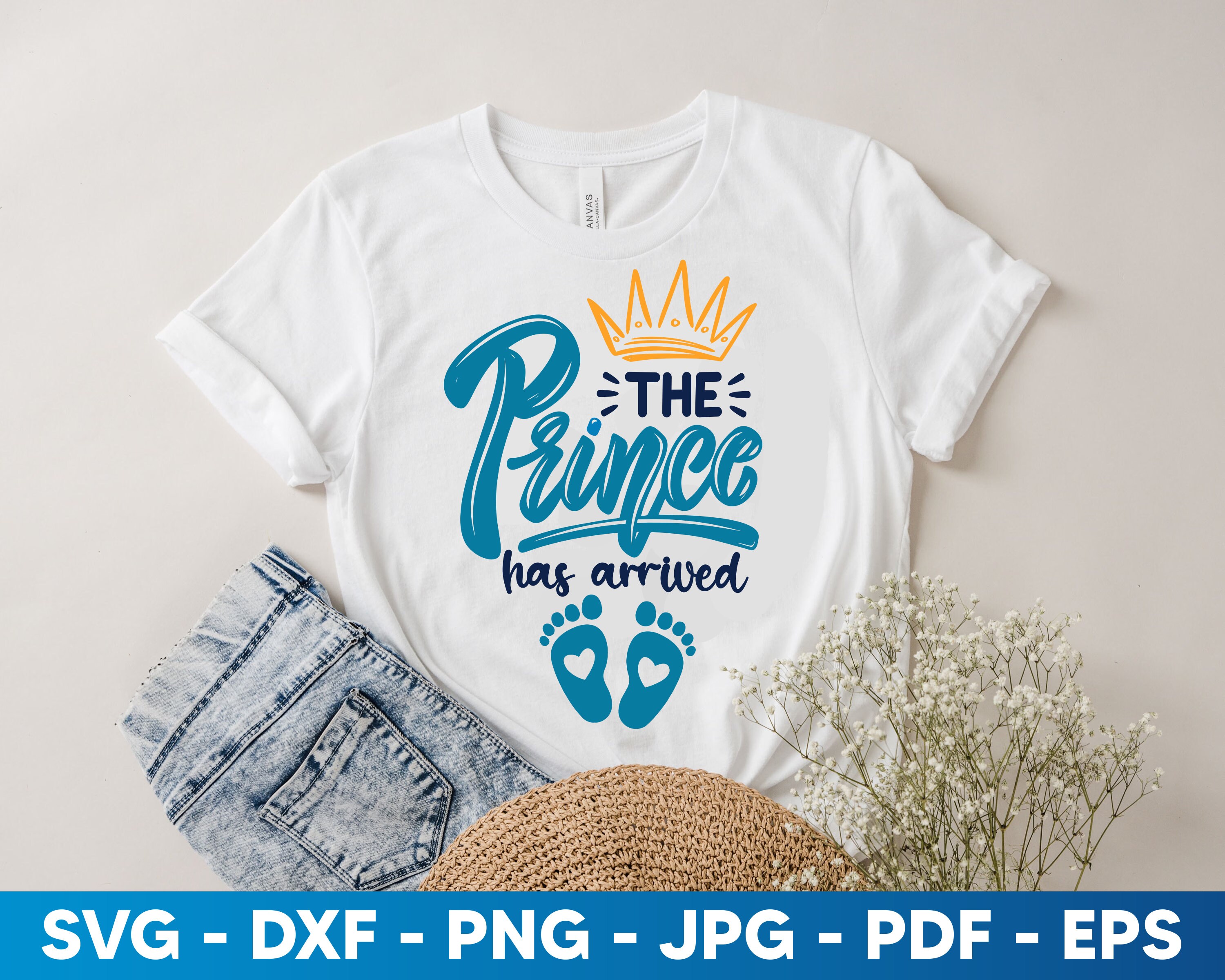The Princess Has Arrived Png Sublimation Design Download, Baby Girl Svg ...
