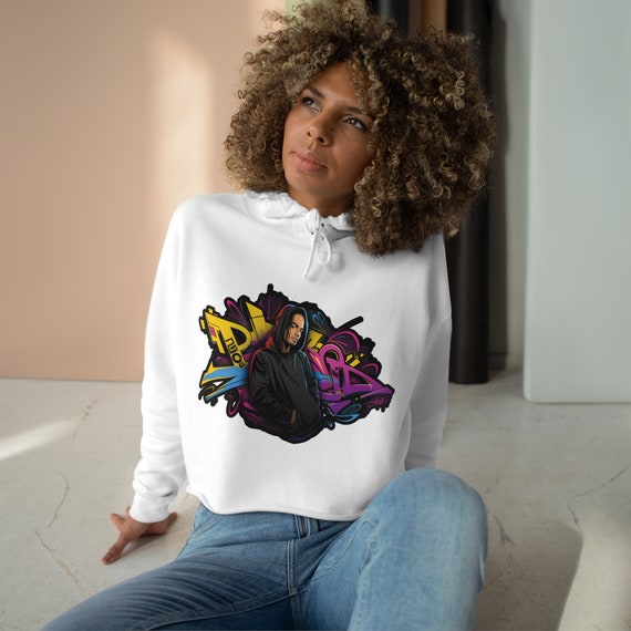 Urban Streetwear Male Crop Hoodie by Contrabandnyc Etsy