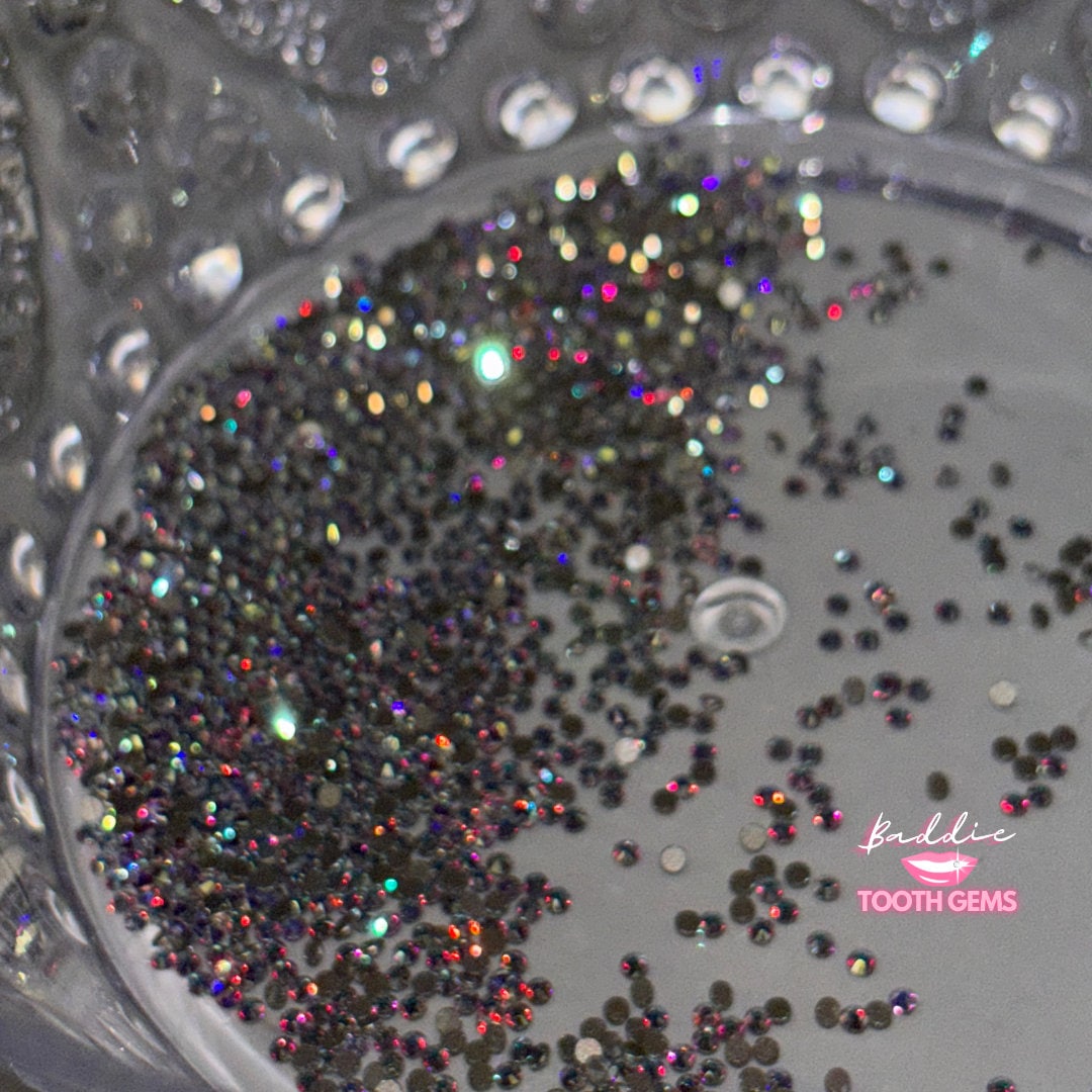 Zahnschmuck Kristalle – 50 Stück, Irisierend SS5 Ca. 1,8 Mm, AURORE BOREALE AB, Für Nageldesign & Deko