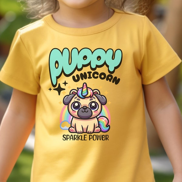 Pug Unicorn, Unicorn, Pug Shirt, Unicorn Shirt, Cute Pug Shirt, Cute Unicorn, Child Shirt, Puppy Unicorn, Puppy Unicorn Shirt