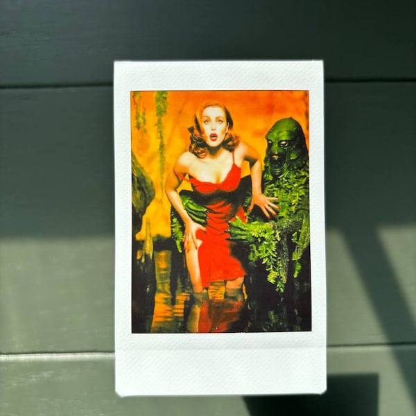 Gillian Anderson Polaroid Fujifilm Polaroid - Halloween X Files Print