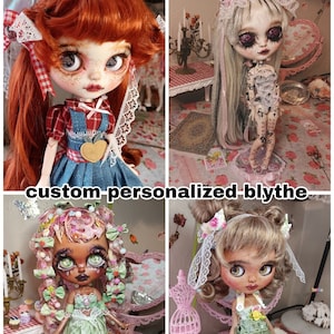 Personalized commission custom ooak blythe doll