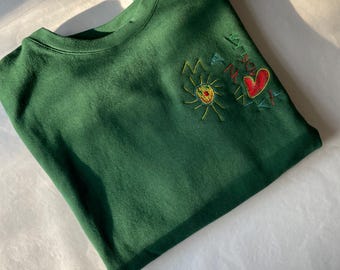 Custom Kids Drawing Sweatshirt