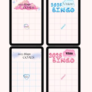 2025 Bingo Card New Years Resolution Manifestation Bingo Card 2025 Goal Tracker 2025 Vision Board Bingo Card