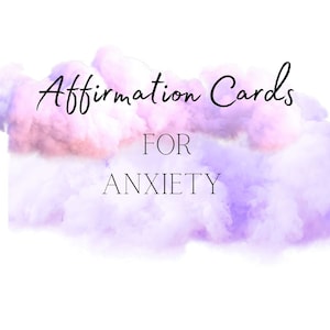 20 positive digitale Affirmationskarten gegen Angst