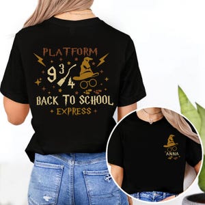 Benutzerdefinierte lustige Zauberer Lehrer Shirt, Lehrer Name Shirt, Zauberer Shirt, Zauberer Schule Shirt, Bücherwurm Shirt, Geschenk für Lehrer, Lehrer passendes Shirt