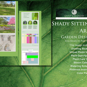 Shade Garden Landscape Design Plan | Planting Zone 5-8