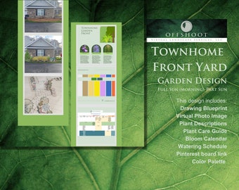 Townhome Landscape Design for Eastern Sun