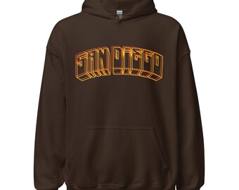 Sudadera con capucha psicodélica de San Diego