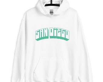 Sudadera con capucha y letras en bloque de San Diego Mint